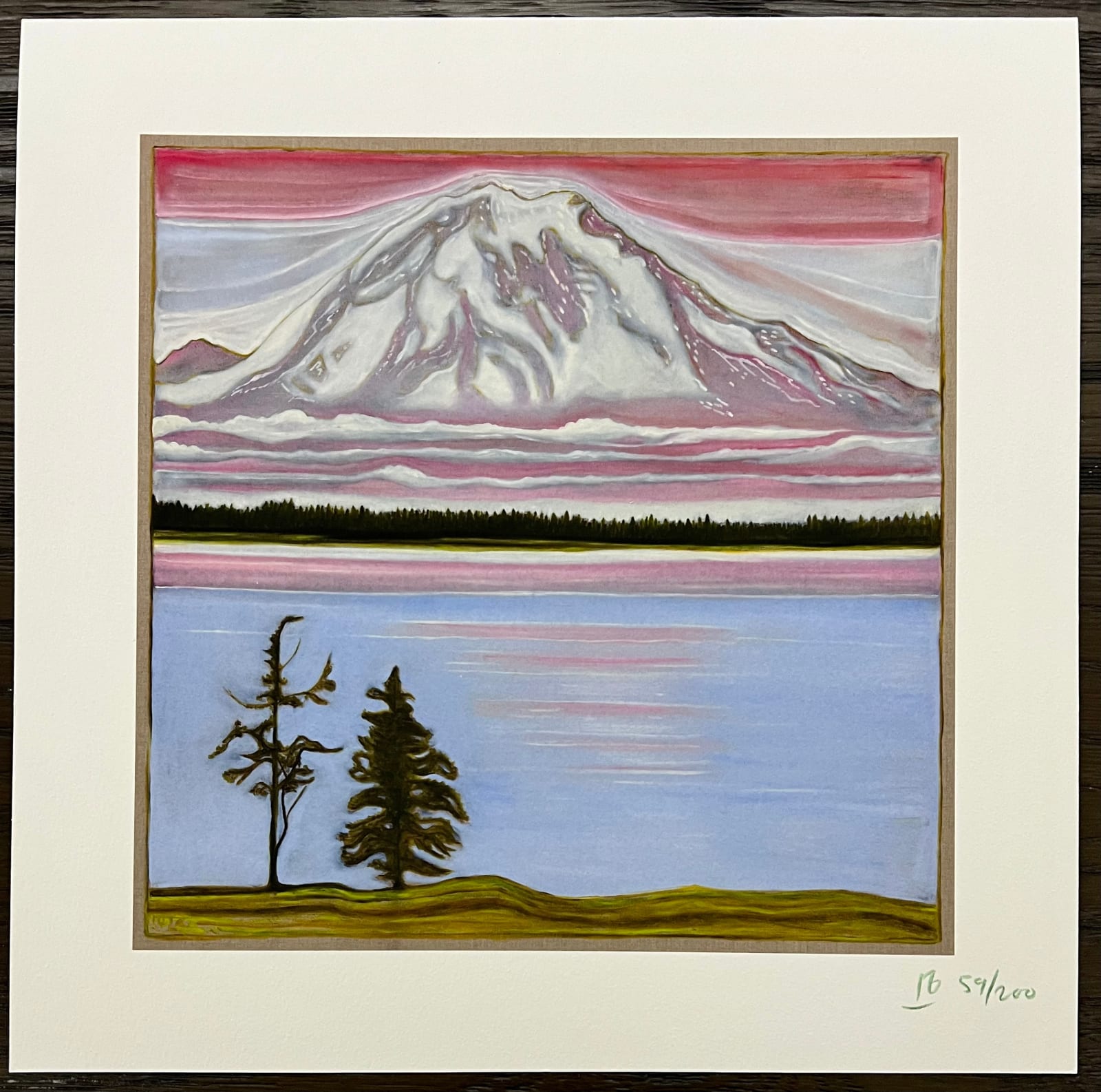 Billy Childish, Tahoma and Two Trees, 2024