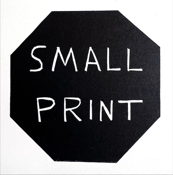 David Shrigley, Small Print, 2023