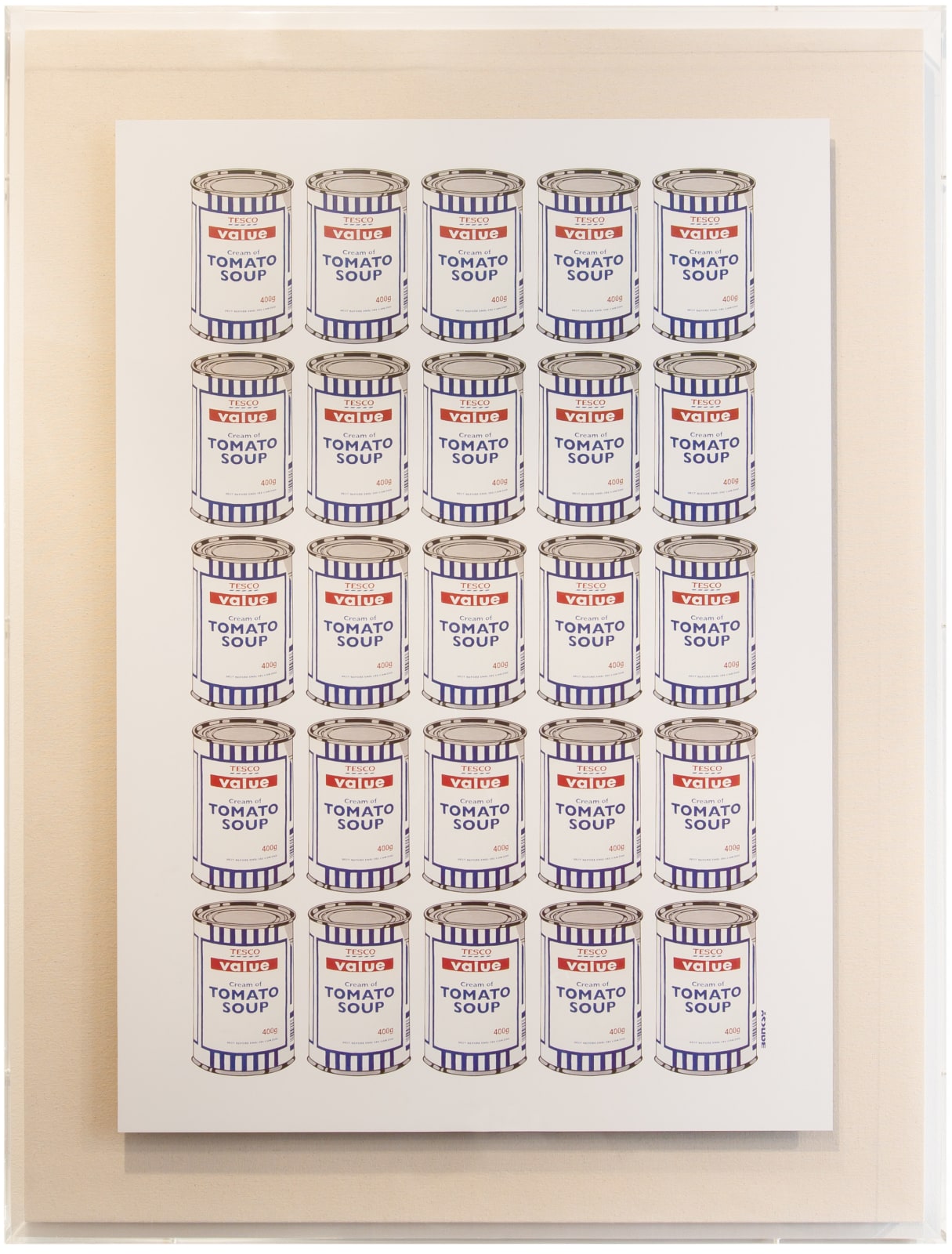 Banksy, Soup Cans, 2005