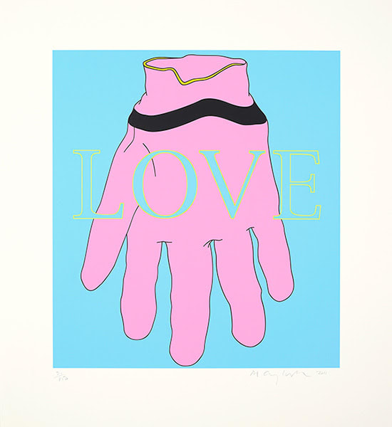 Michael Craig-Martin, Love/Glove, 2011