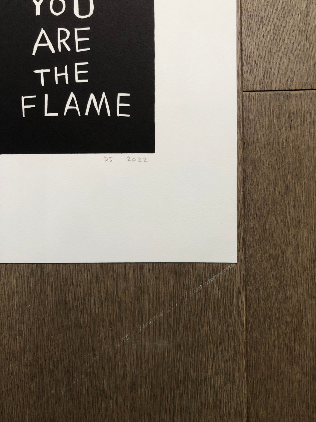 David Shrigley, I am the Moth, You are the Flame, 2022