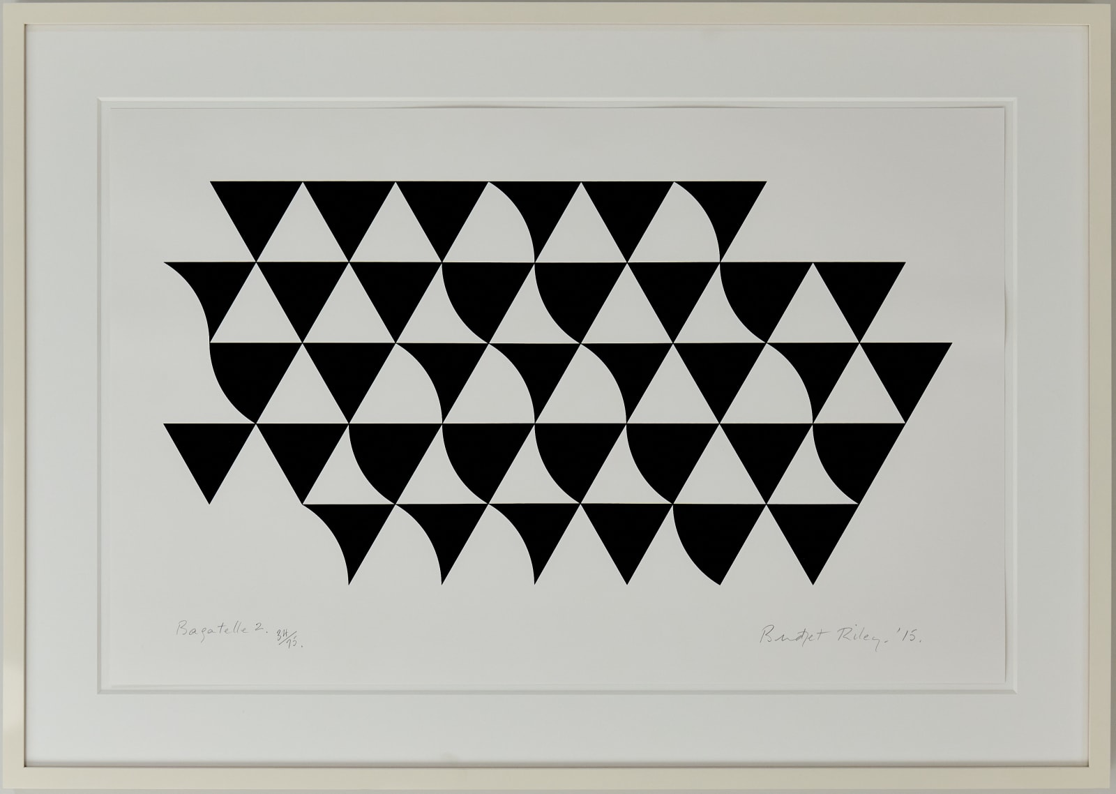 Bridget Riley, Bagatelle 2, 2015
