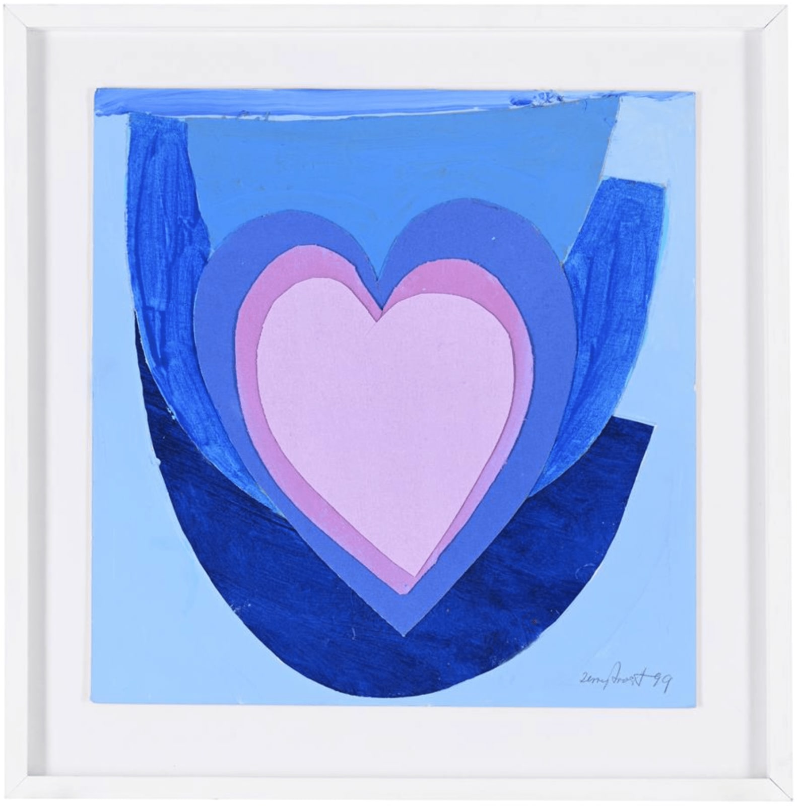 Terry Frost, Valentine - Blues and Purples, 1999