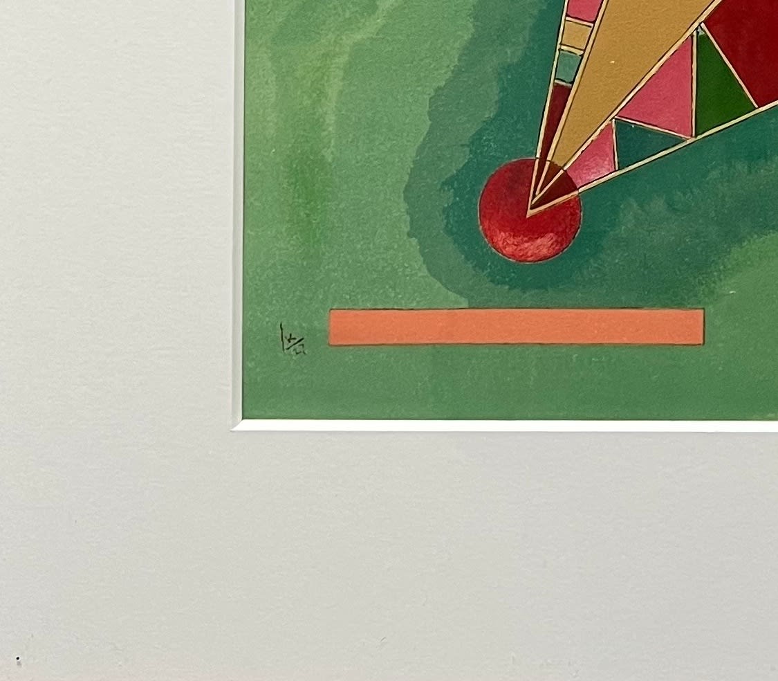 Wassily Kandinsky, Bunt im Dreieck, 1965