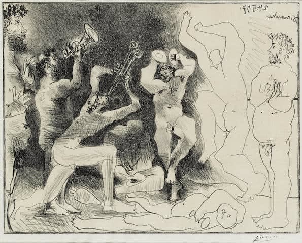 Pablo Picasso, La danse des faunes, 1957