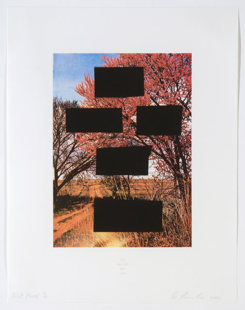 Ed Ruscha, You Will Eat Hot Lead, 2001