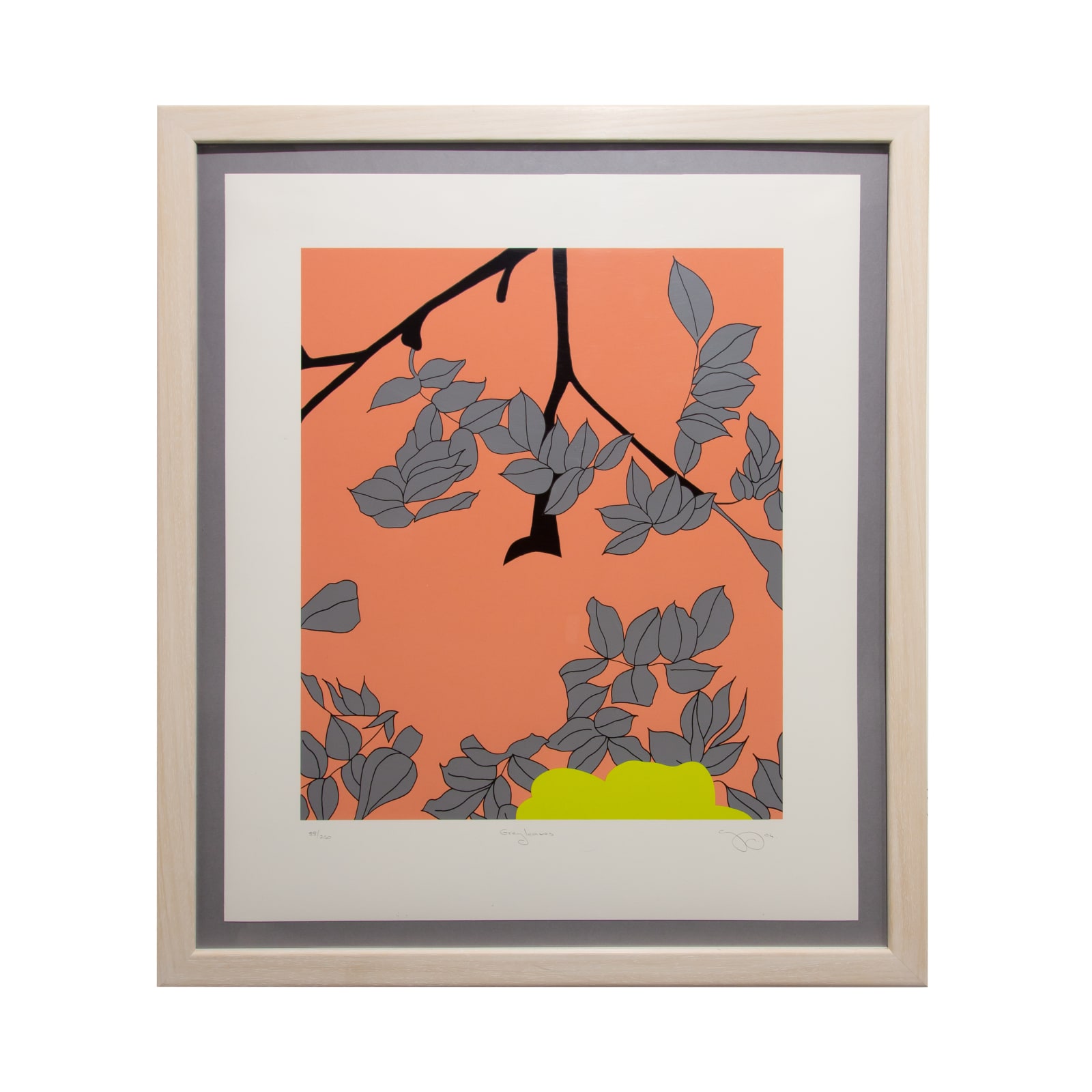 Gary Hume, Grey Leaves, 2004