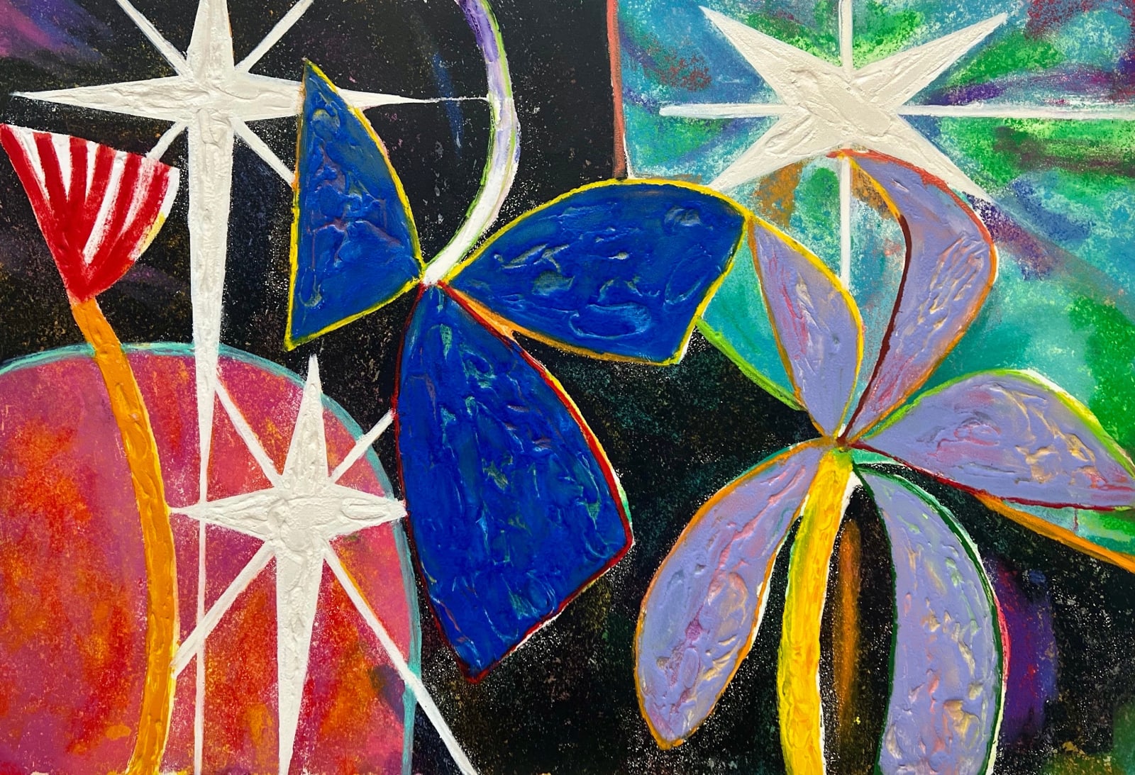 Gillian Ayres, Song Beneath the Stars, 2010