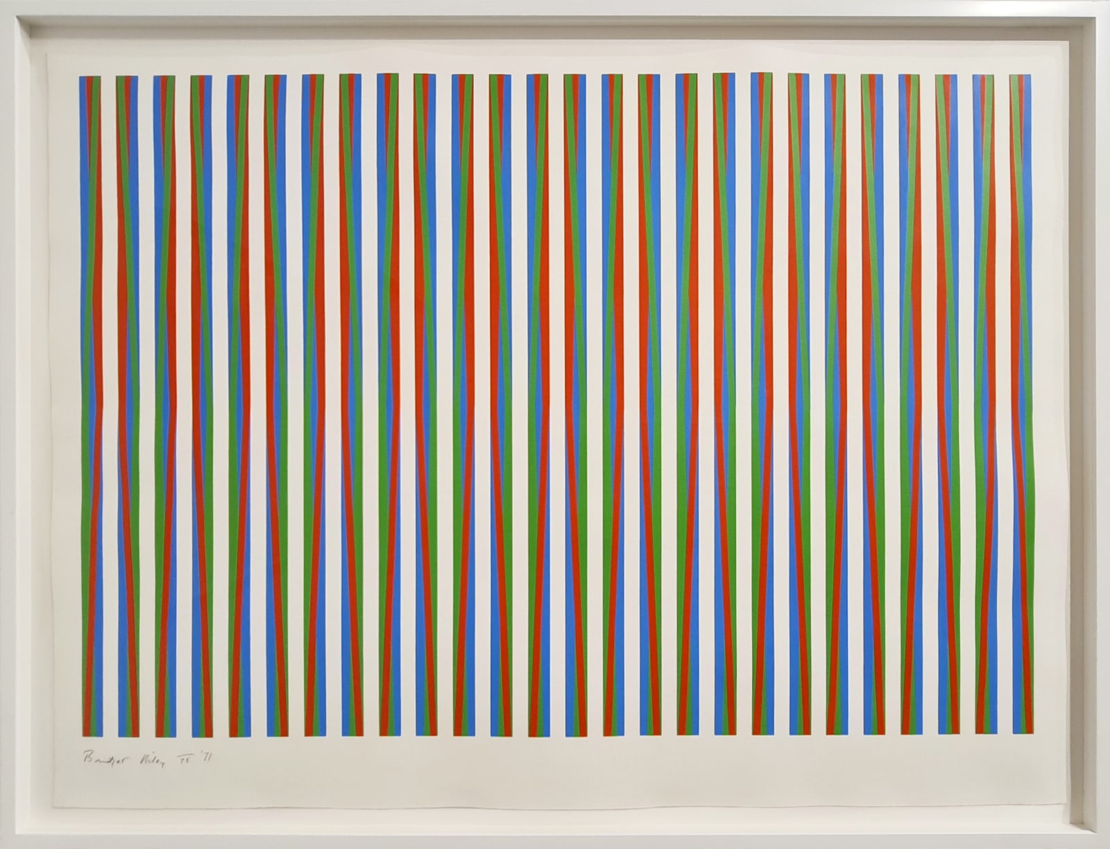 Bridget Riley, Firebird, 1971