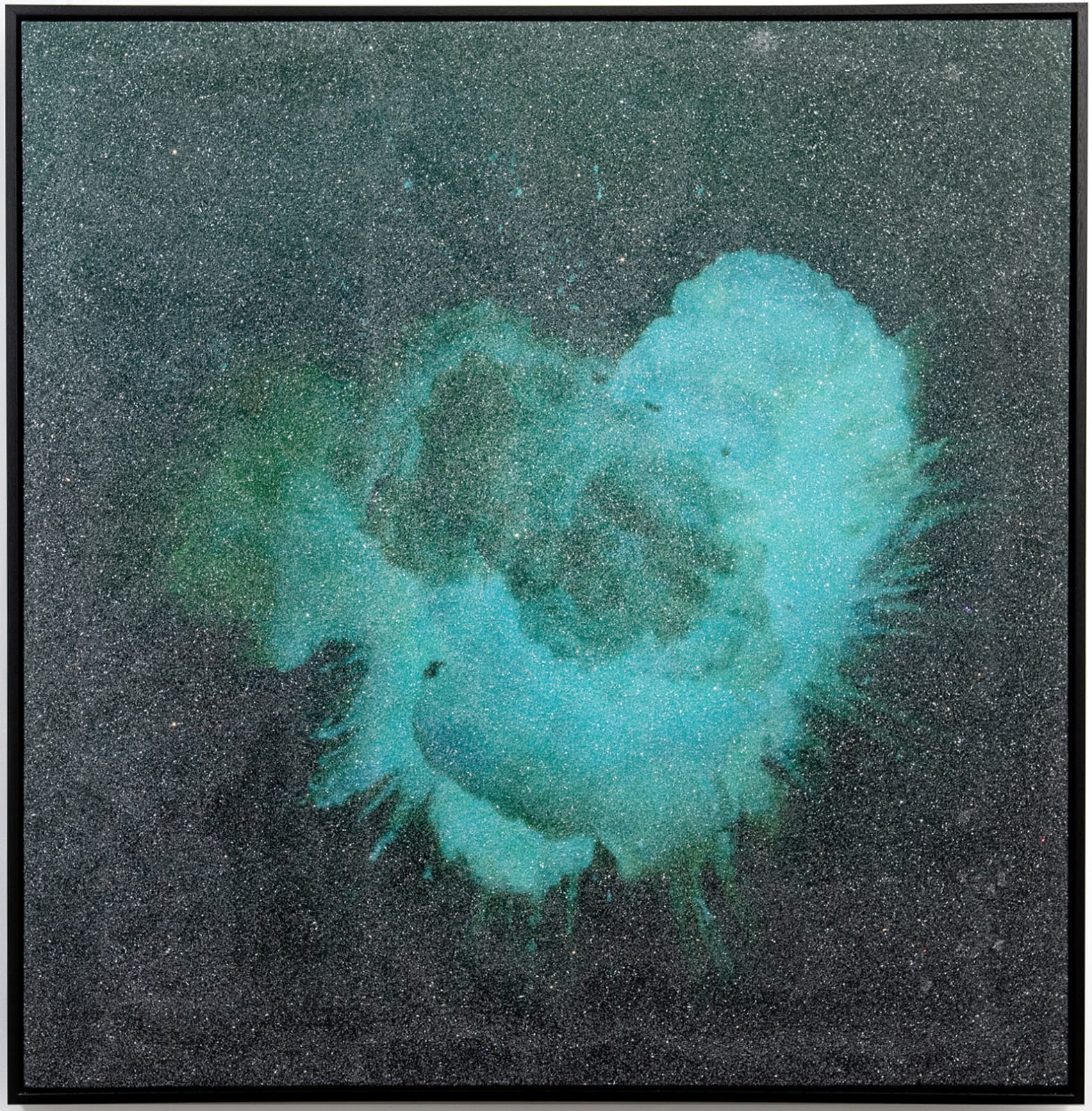 Christian Furr, How My Heart Sings- Jouissance Green - Blue Glissando Speculo I, 2022