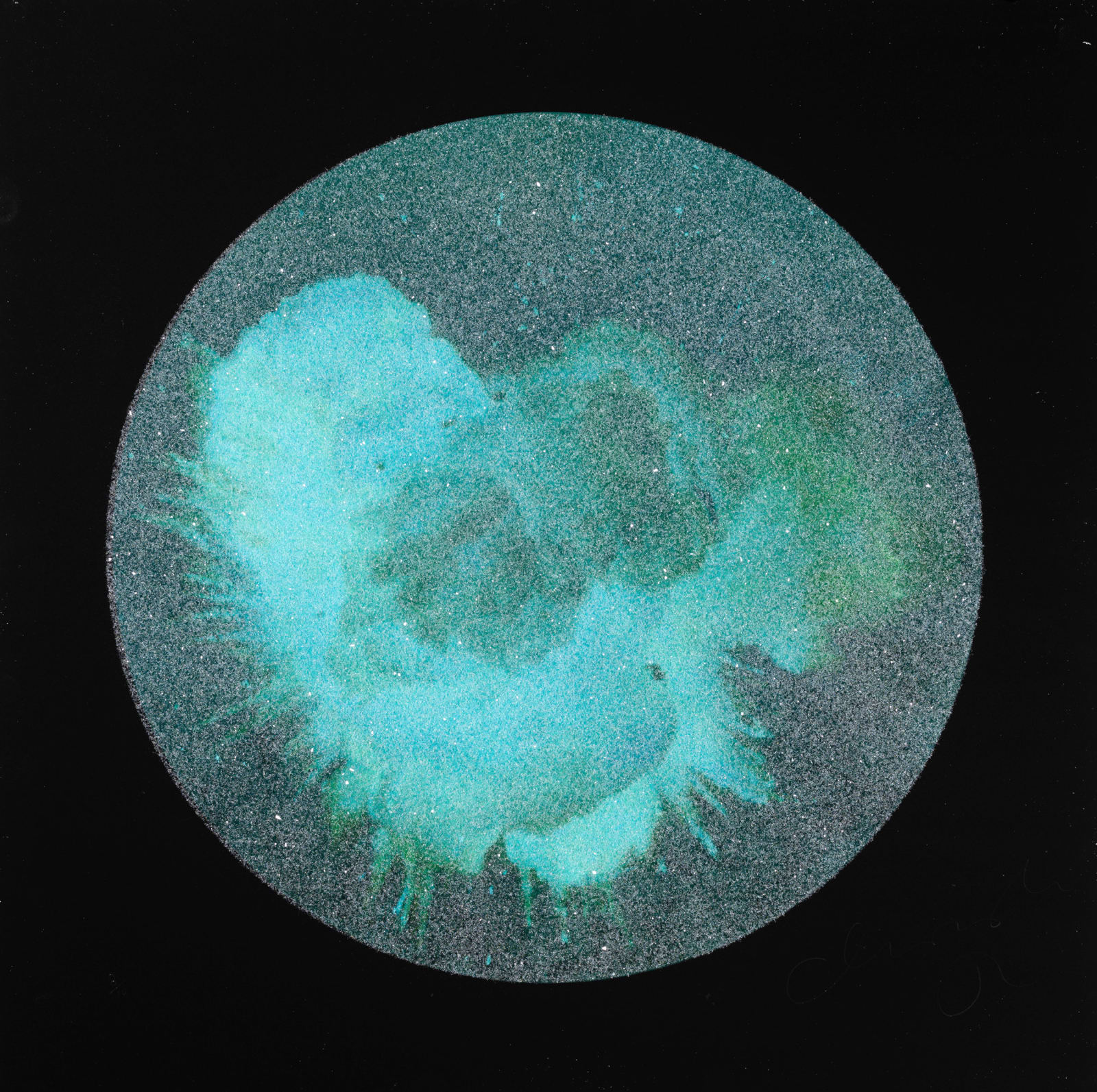 Christian Furr, How My Heart Sings - Jouissance, Green Blue, 2022