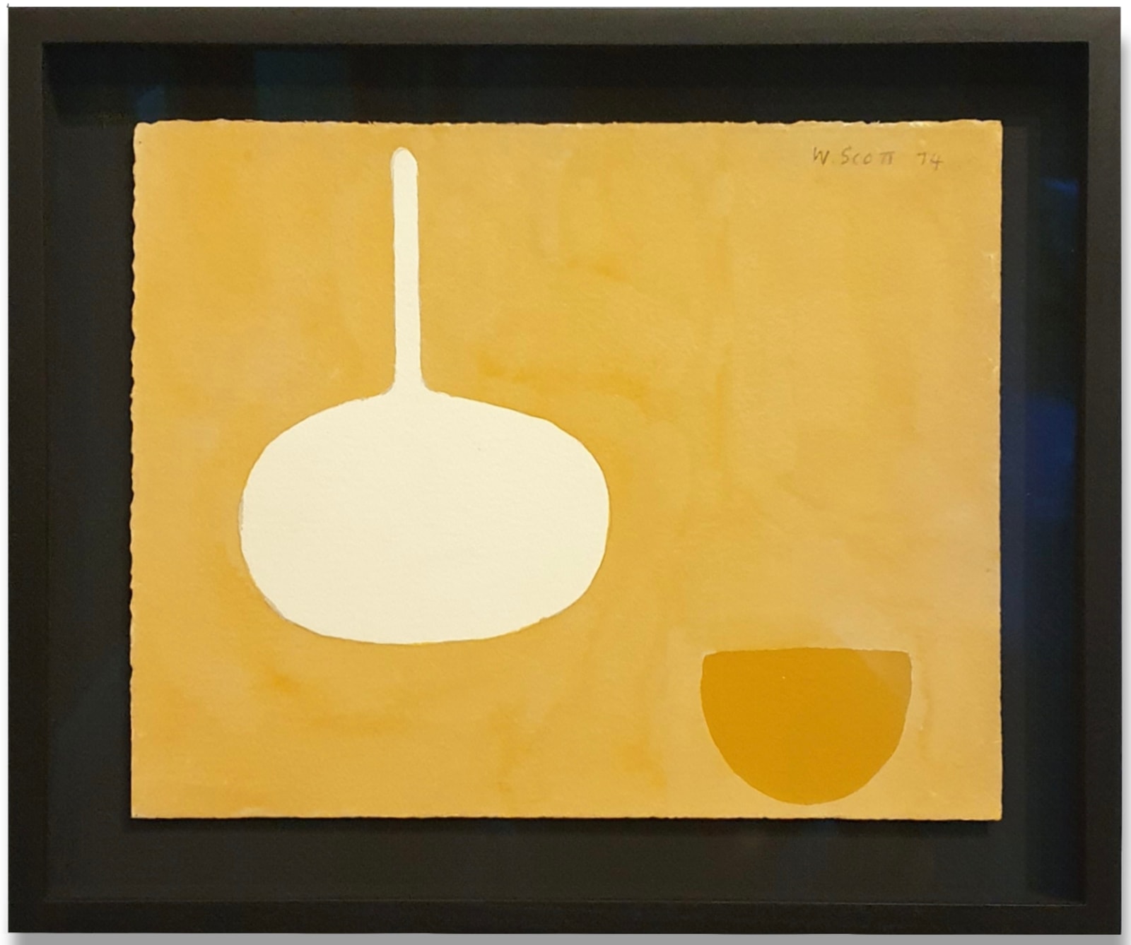 William Scott, Still Life Orange Theme XVIIIL, 1974