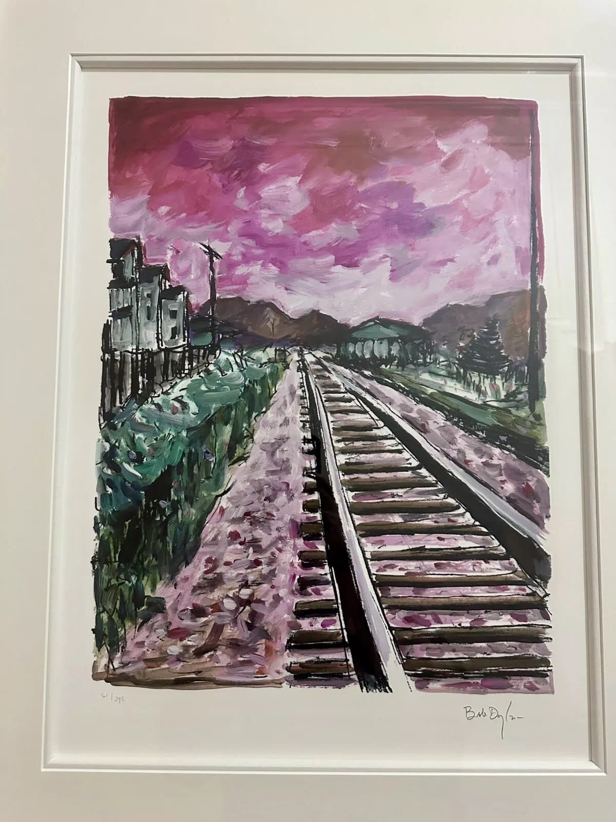 Bob Dylan, Train Tracks (Pink), 2018