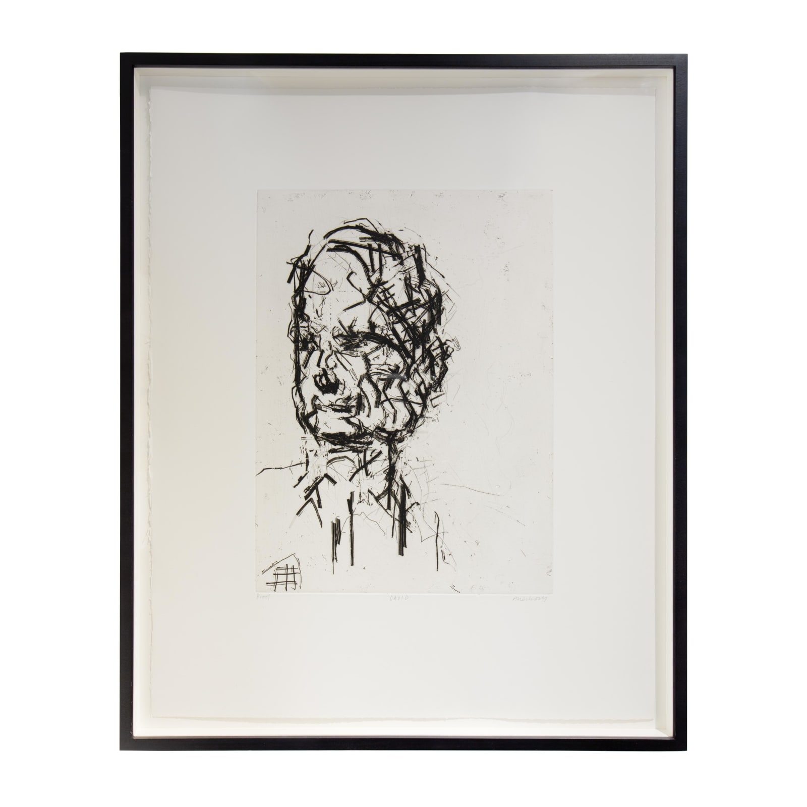 Frank Auerbach, David Landau, 2007