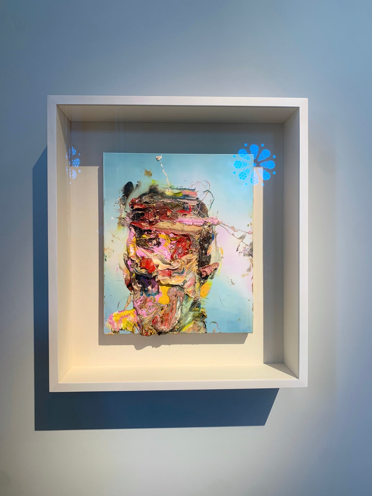 Antony Micallef, Self Portrait with Yellow Lake and Magenta, 2024