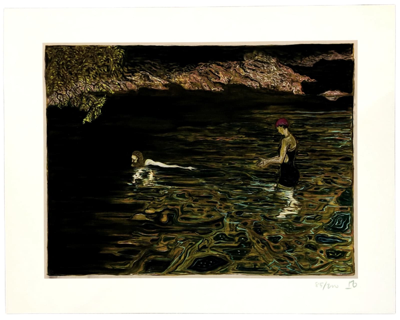 Billy Childish, Swimmer, 2019