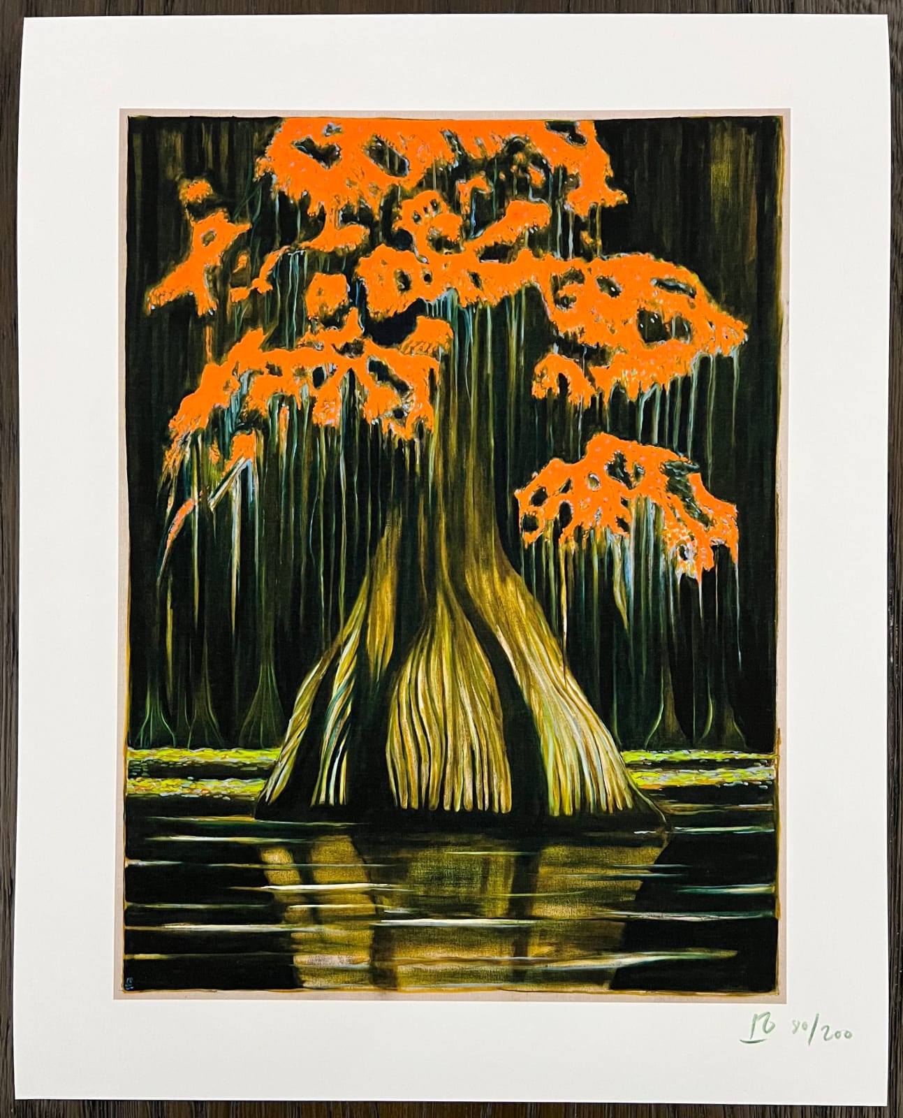 Billy Childish, Cypress Tree, 2022