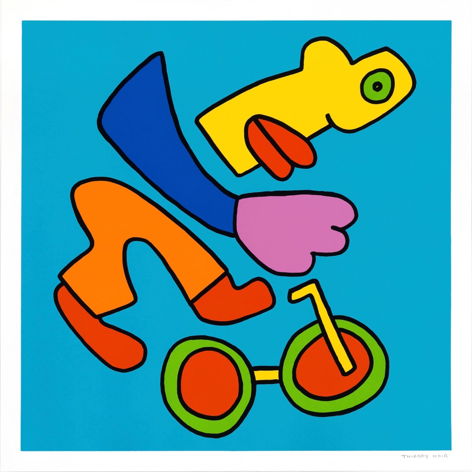 Thierry Noir, Olympics (Complete Blue set), 2024