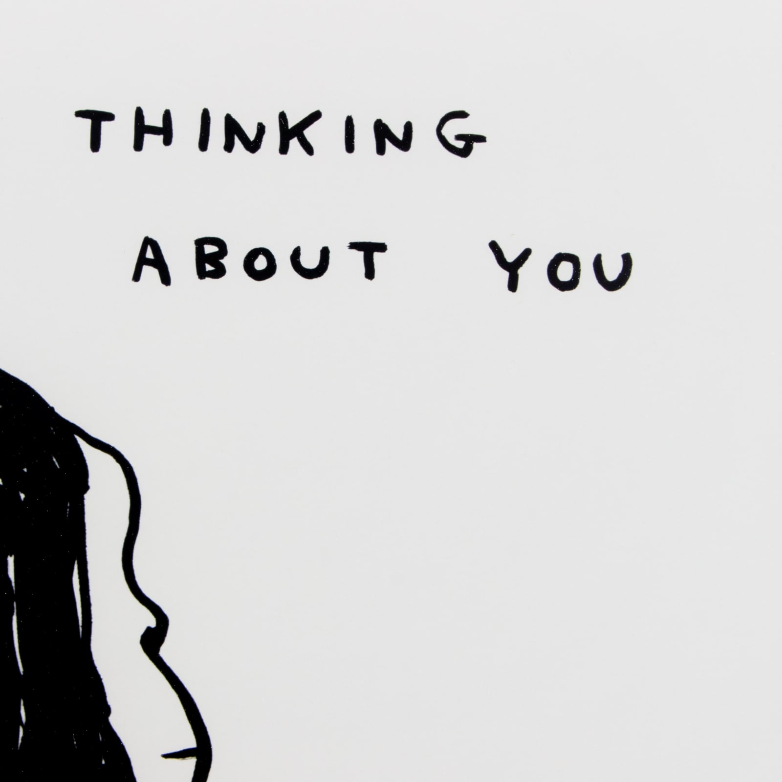 David Shrigley, Monkey isn't Thinking about You, 2021