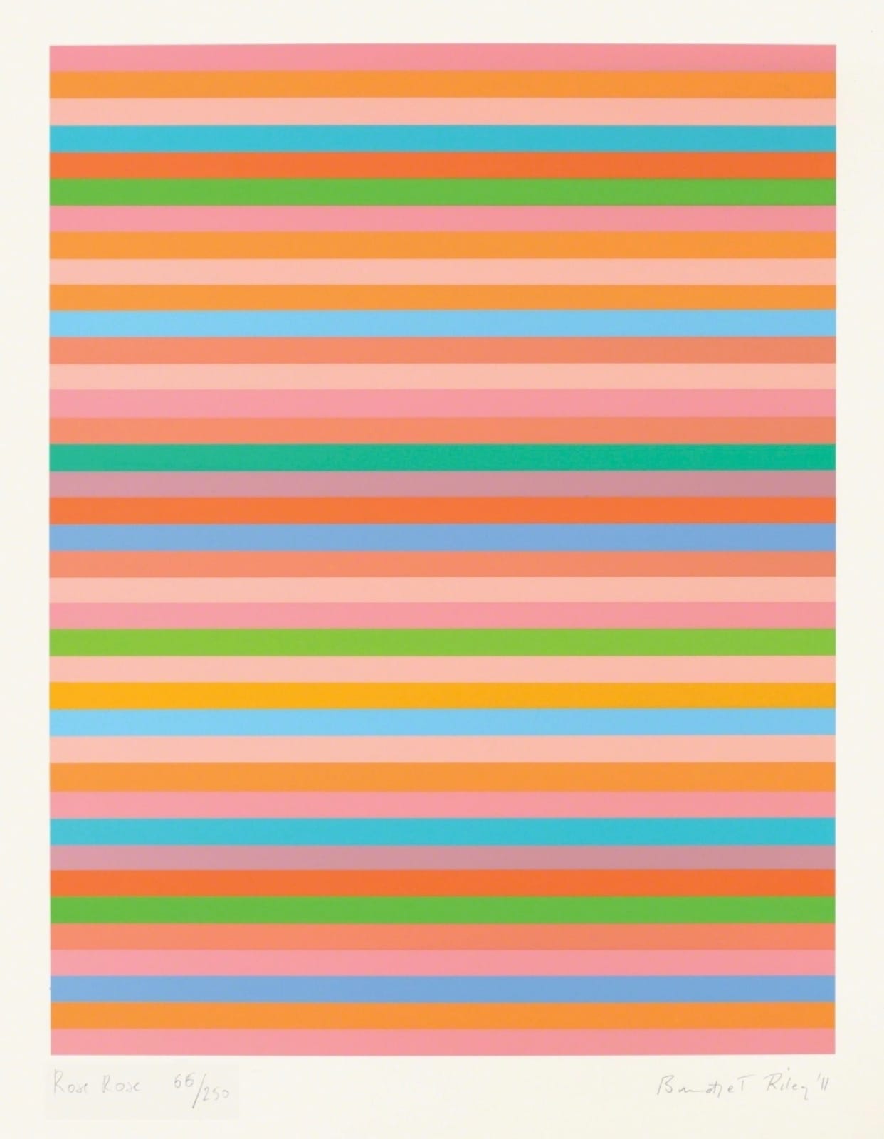 Bridget Riley, Rose Rose, 2011