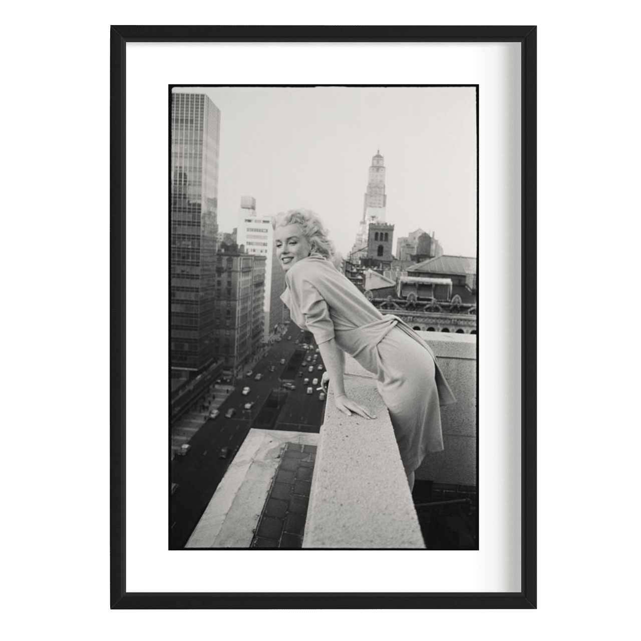 Ed Feinfgersh, Marilyn on the Roof, 1955