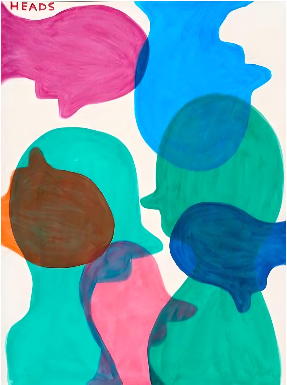 David Shrigley, Untitled (Heads), 2021