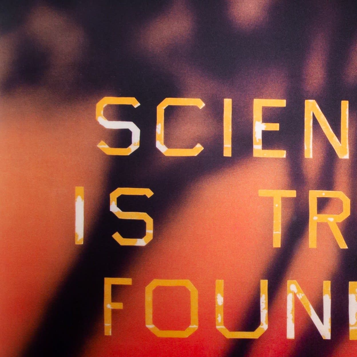 Ed Ruscha, Science is Truth Found Out (RED)ition (Spring), 2022