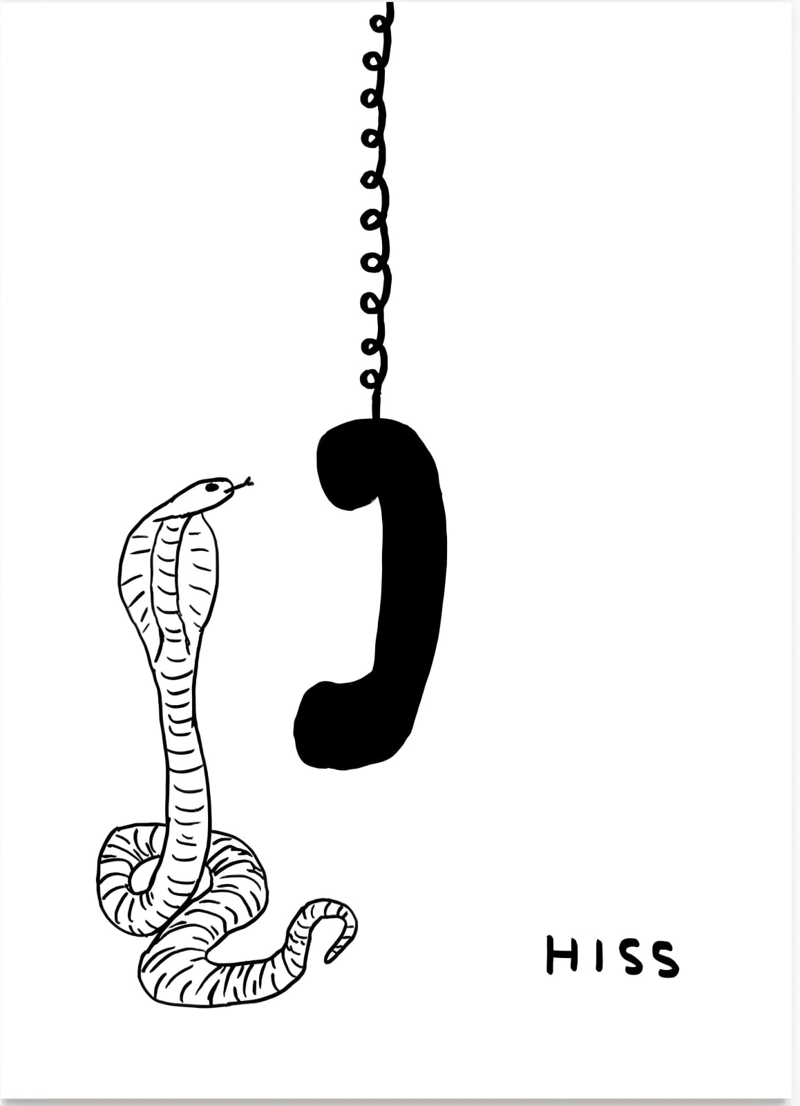 David Shrigley, Hiss, 2021