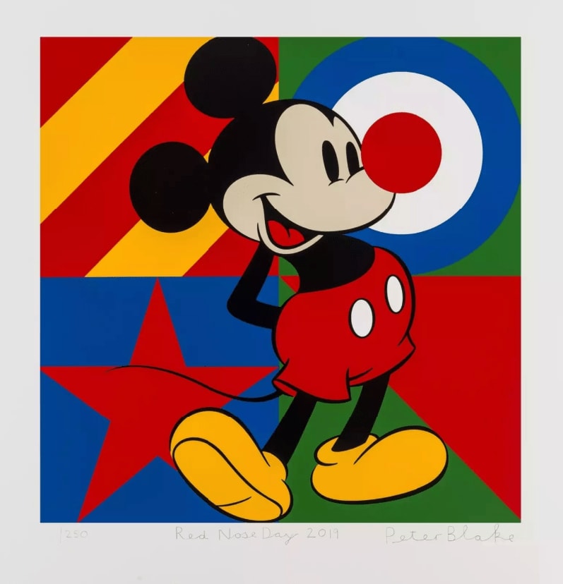 Peter Blake, Red Nose Day, 2019