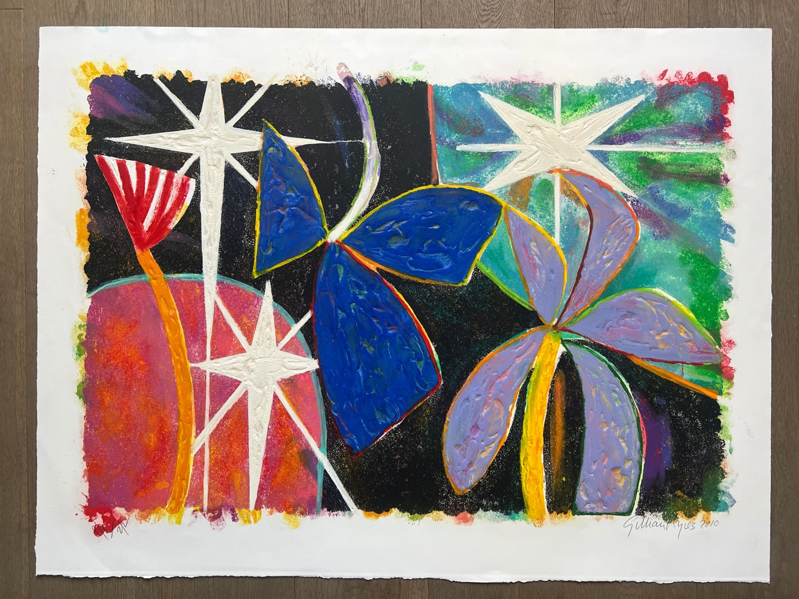 Gillian Ayres, Song Beneath the Stars, 2010