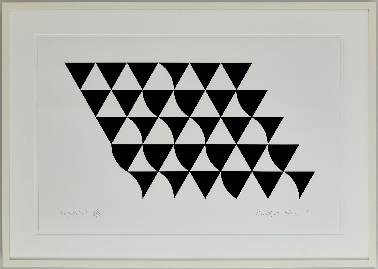 Bridget Riley, Bagatelle 1, 2015