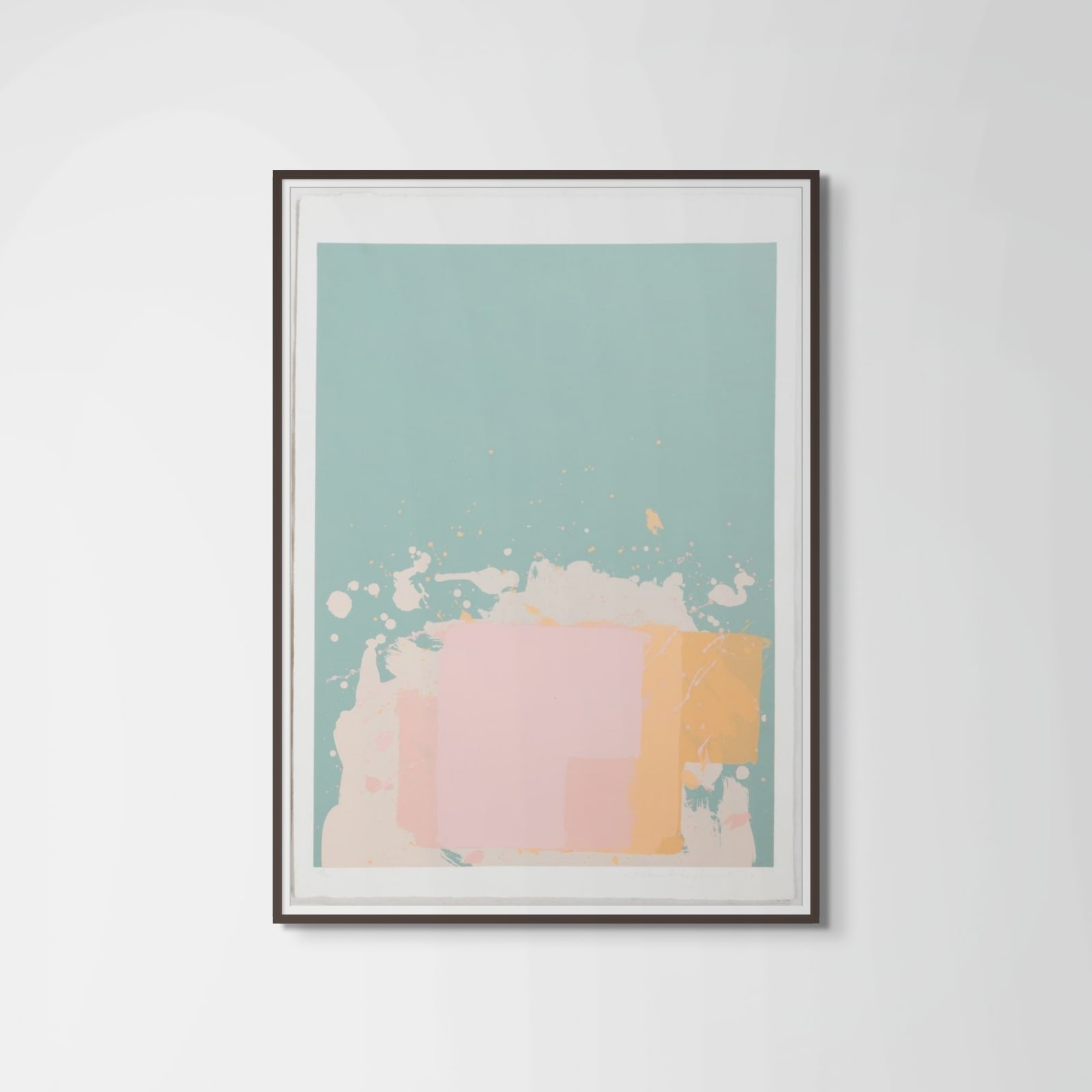 John Hoyland, The New York Suite: Green, Orange, Pink, 1971