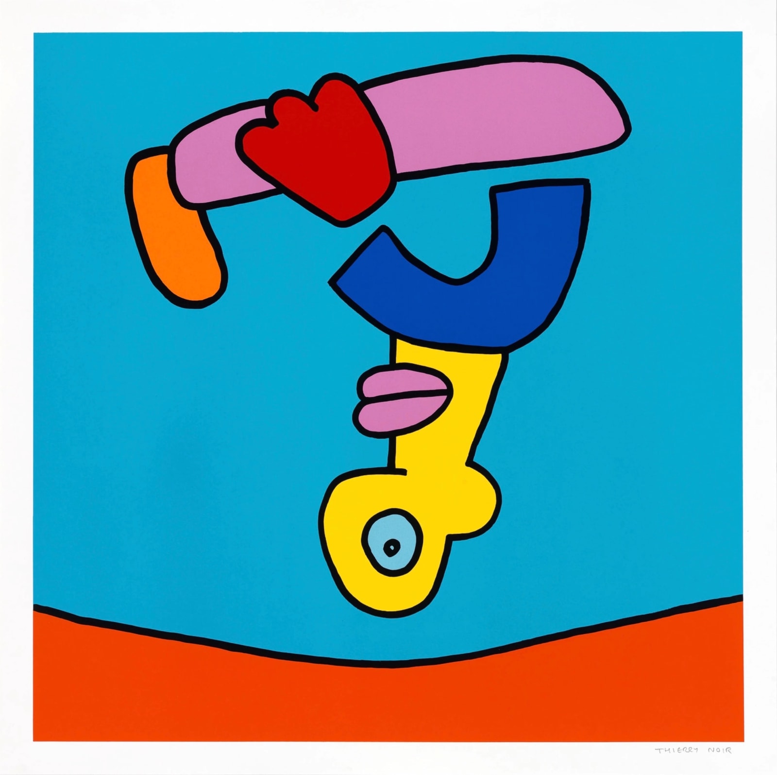 Thierry Noir, Olympics (Complete Blue set), 2024