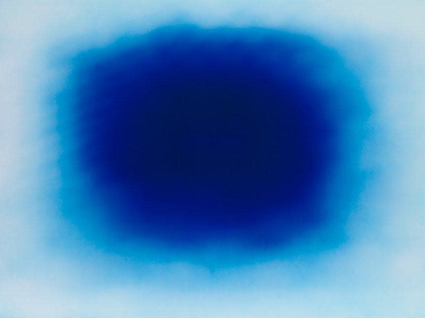Anish Kapoor, Breathing Blue, 2020