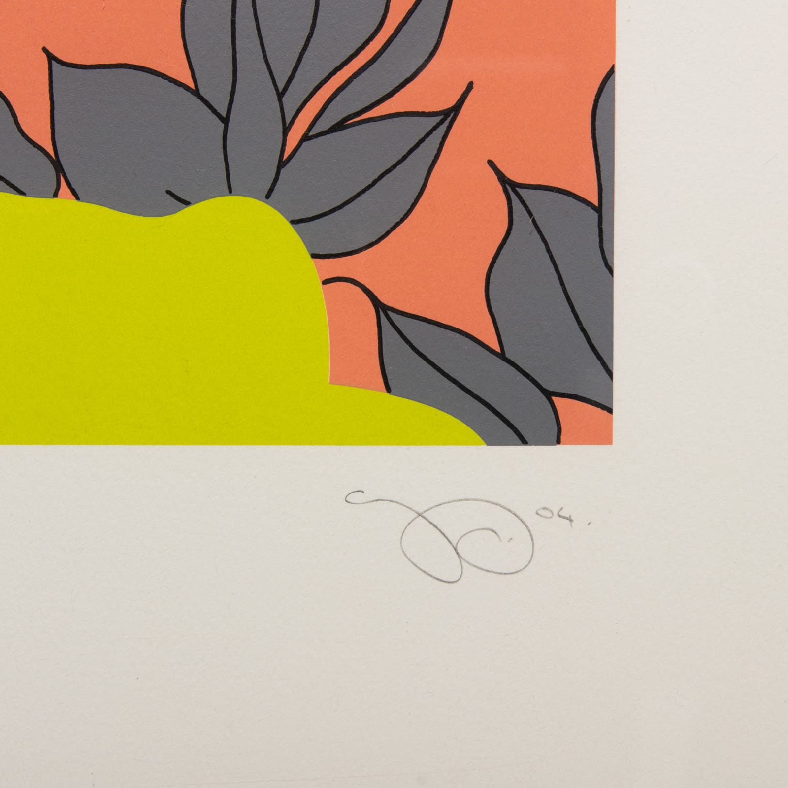 Gary Hume, Grey Leaves, 2004