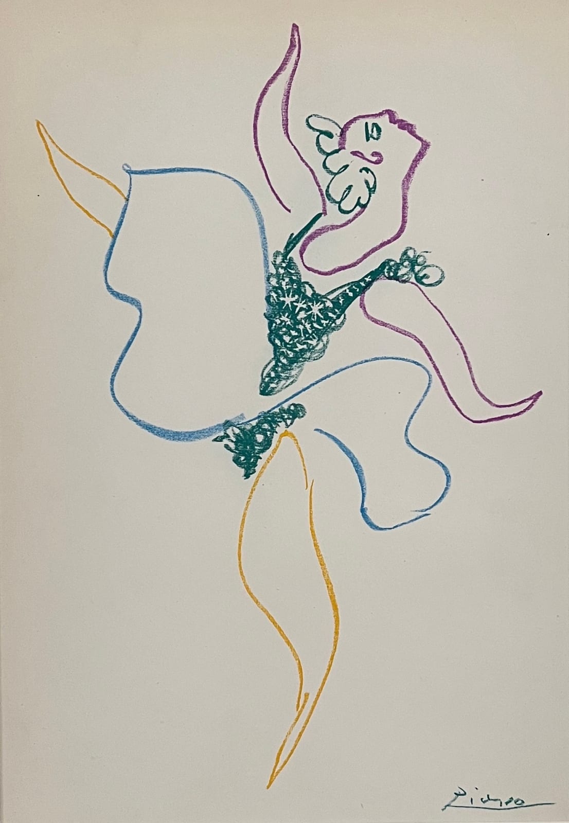 Pablo Picasso, The Ballet Dancer, 1954