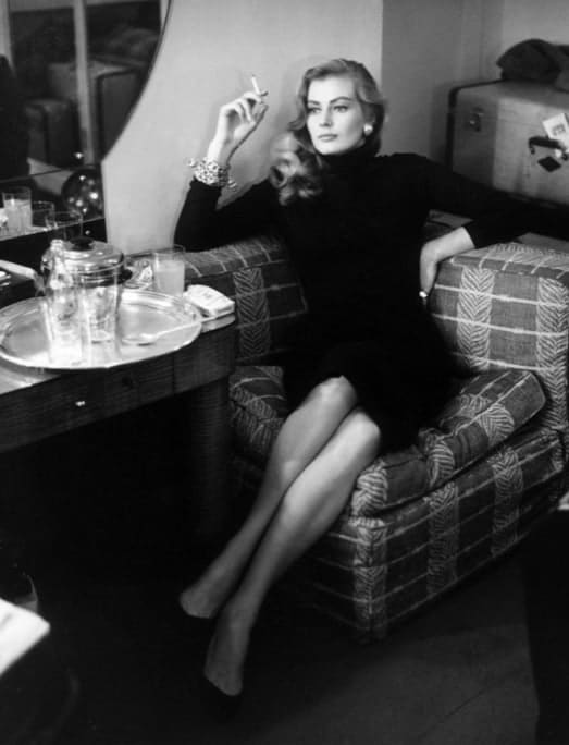Bob Haswell, Anita Ekberg, 1955