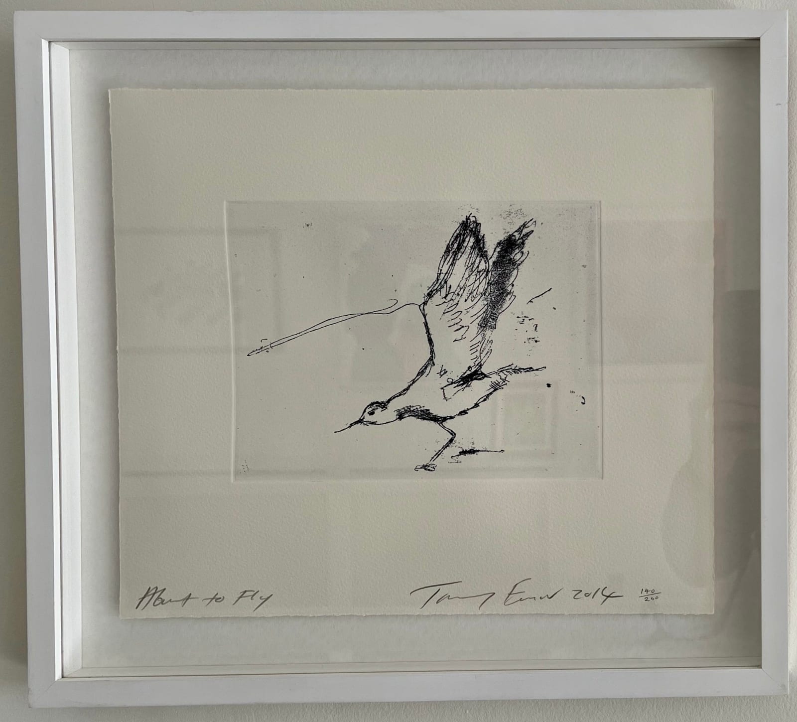 Tracey Emin, About to Fly, 2014