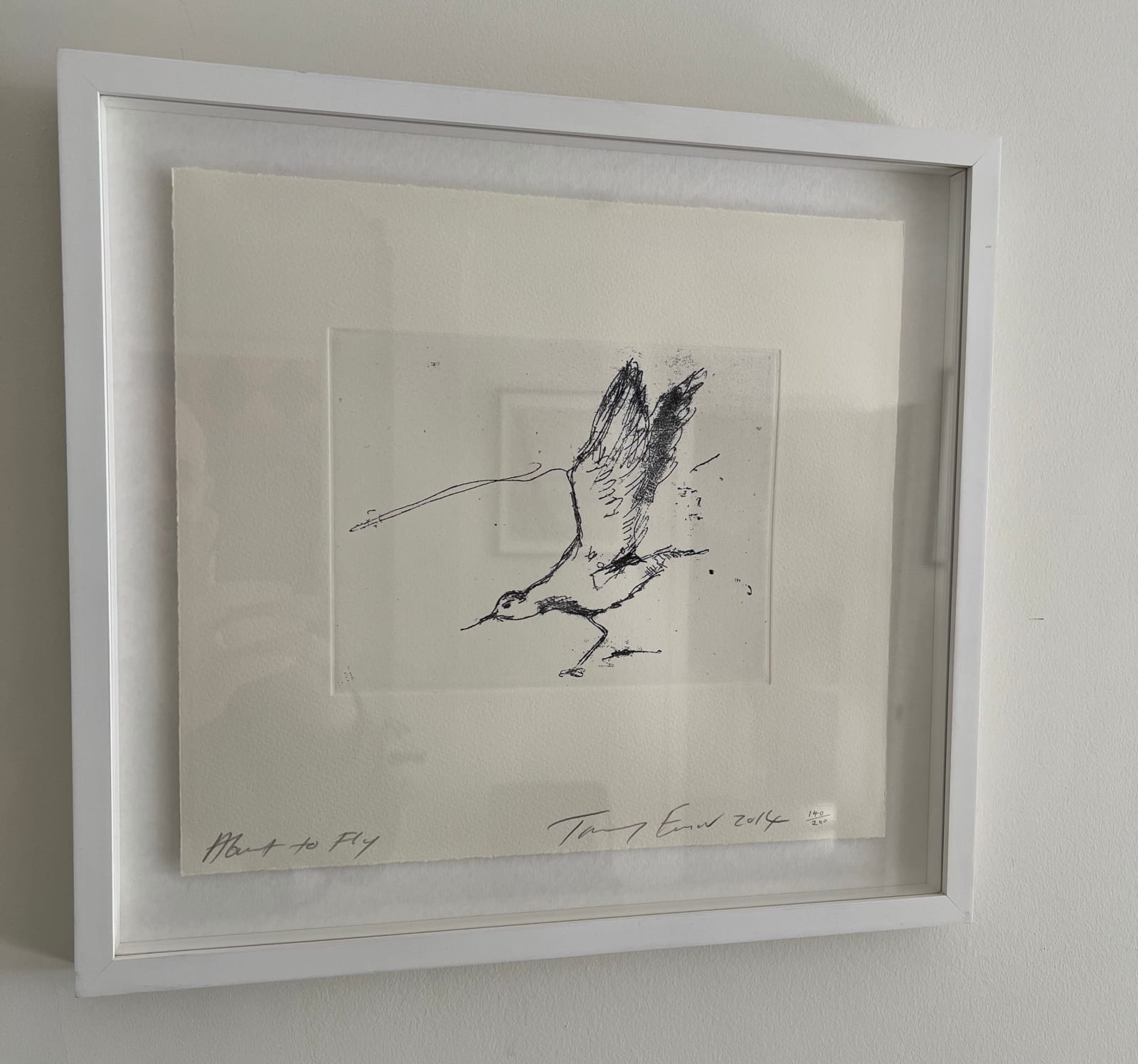 Tracey Emin, About to Fly, 2014