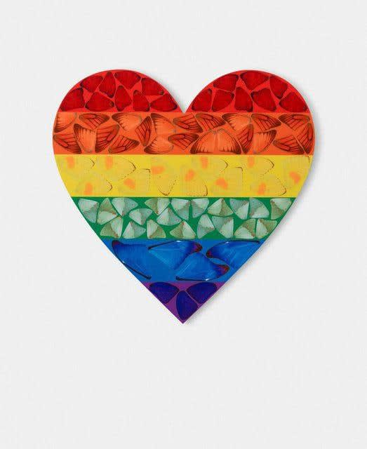 Damien Hirst, Butterfly Heart (H7-4) (small), 2020
