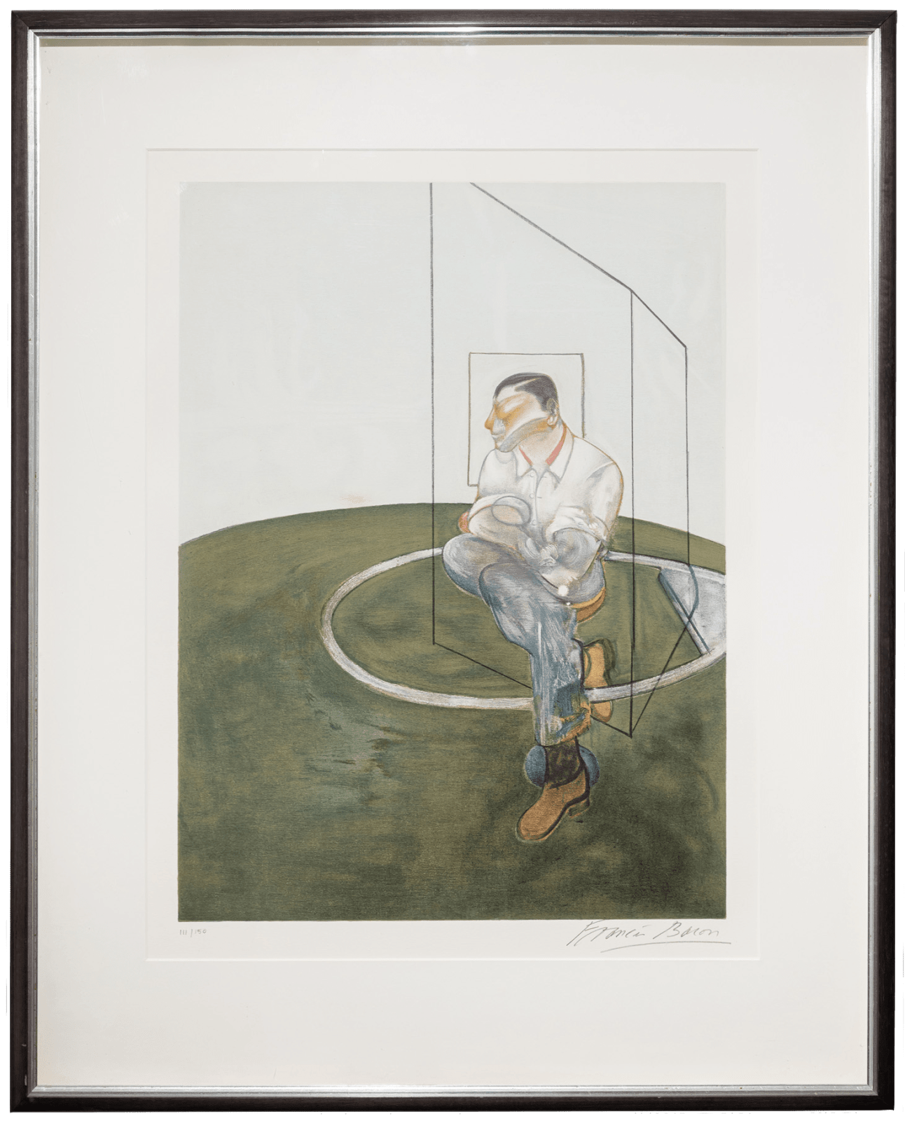 Francis Bacon, Study for a portrait of John Edwards, 1986