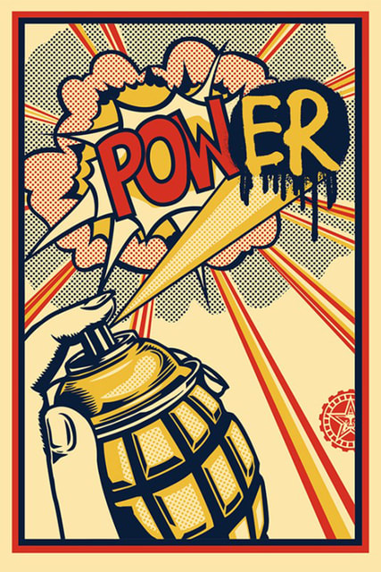 Shepard Fairey, POW[ER], 2013