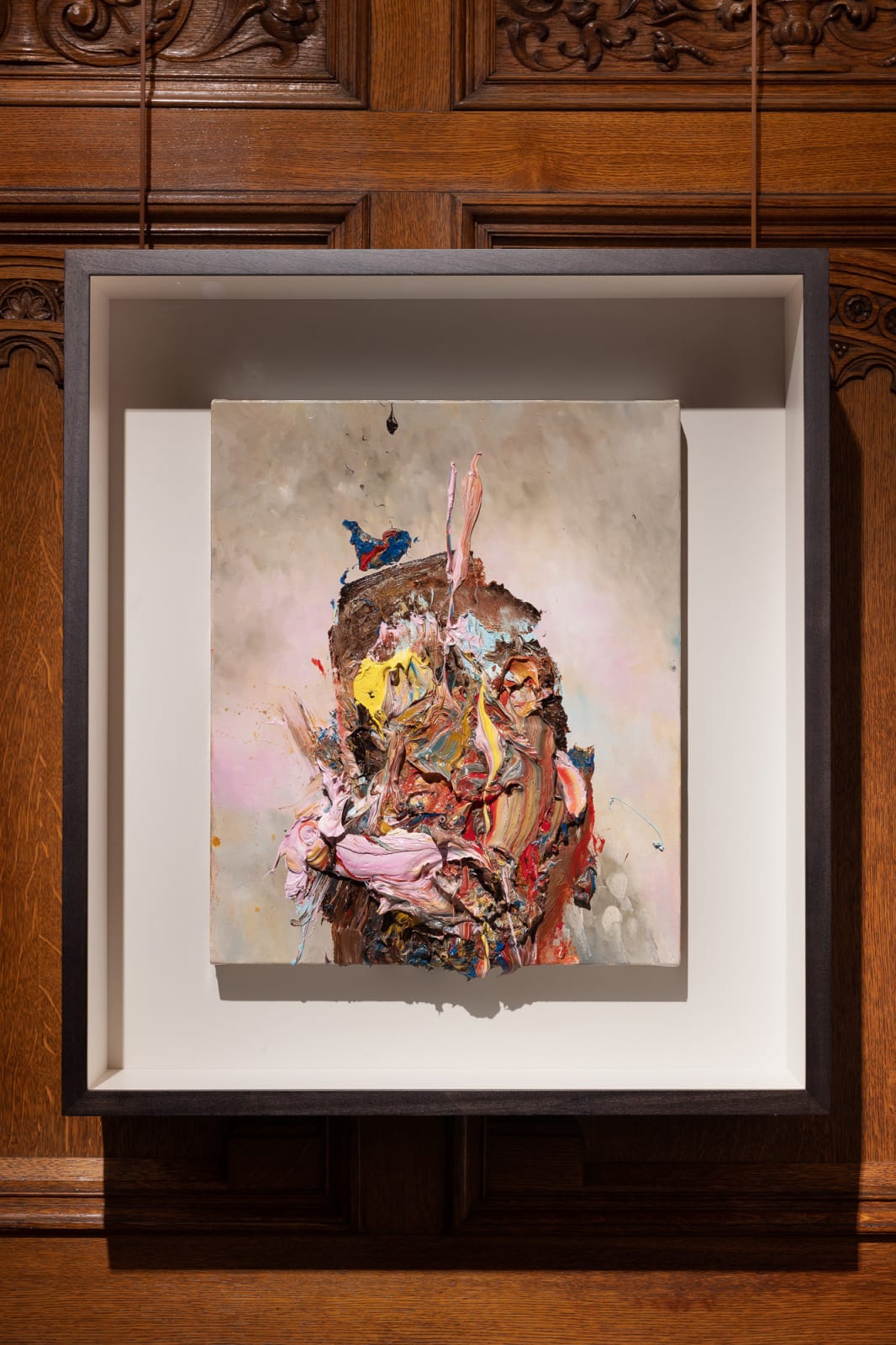 Antony Micallef, Head with Magenta and Yellow, 2023