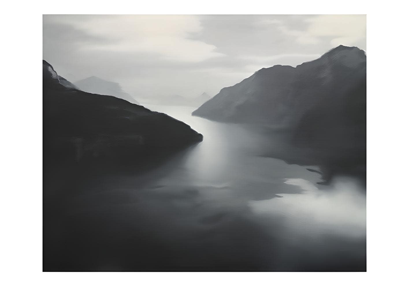 Gerhard Richter, Vierwaldstätter See, 1969-2023