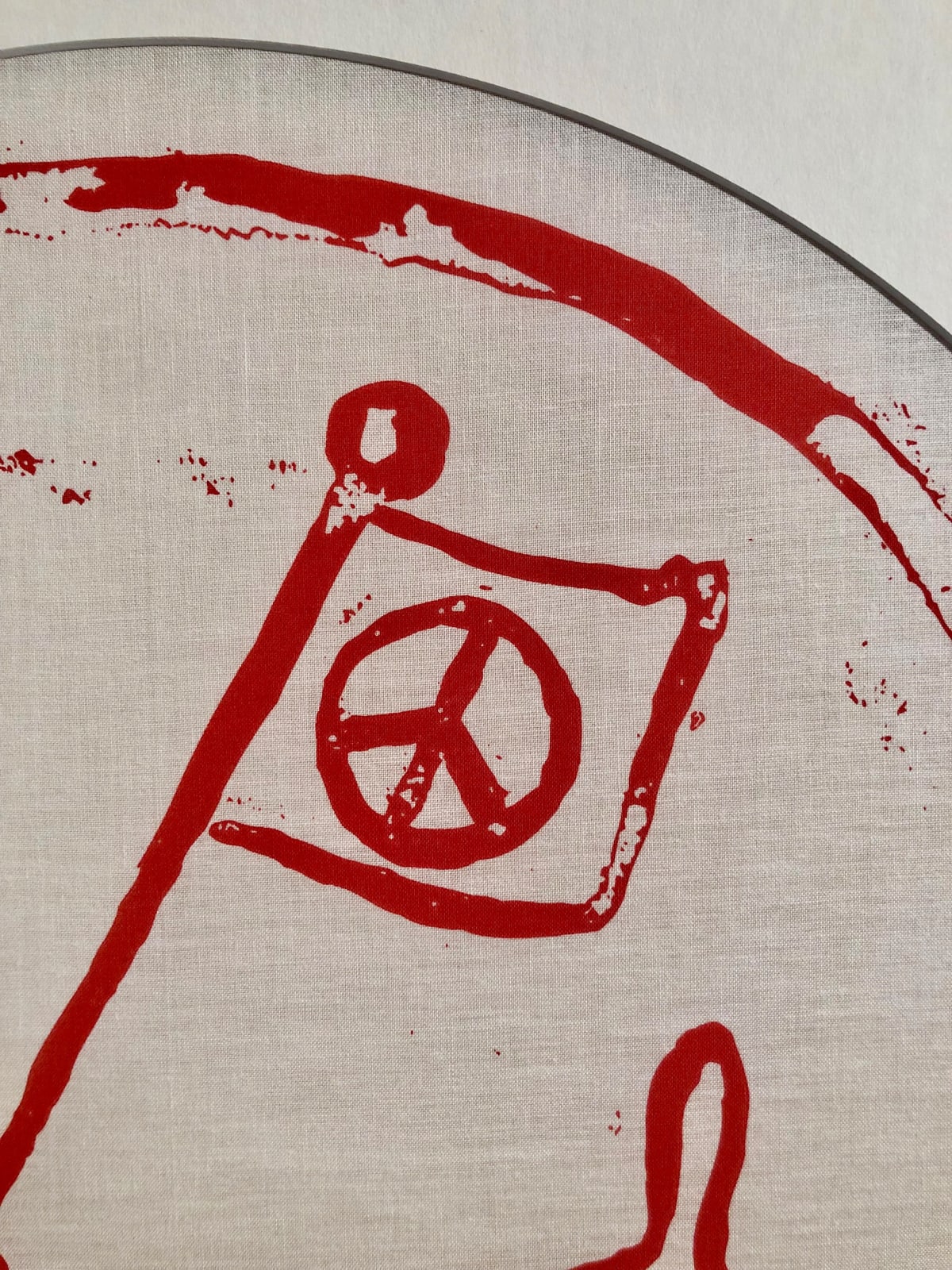 Yoshitomo Nara, Peace Dog (Red), 2022