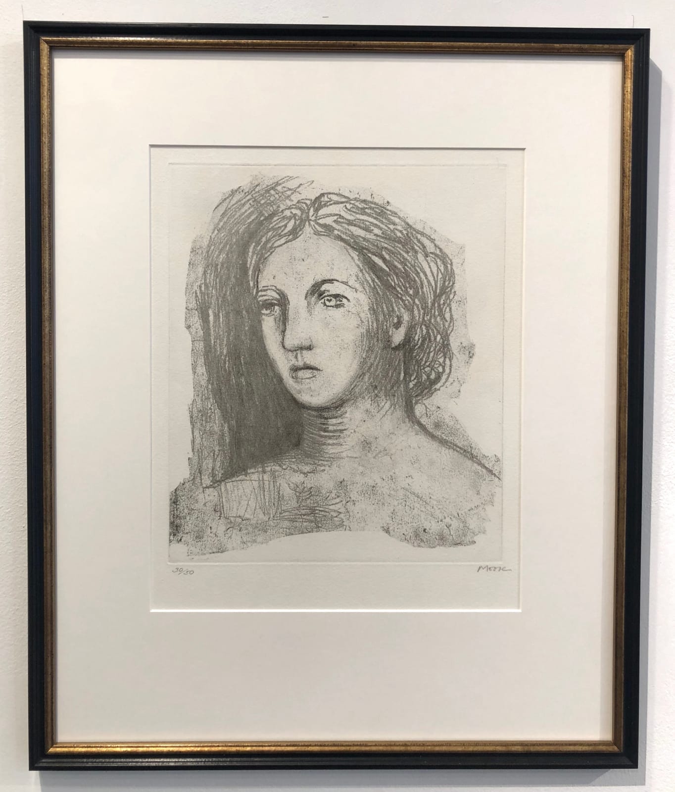 Henry Moore, Head of Woman, 1981