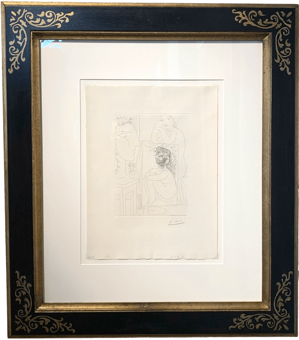 Pablo Picasso, Modèle, tableau et sculpture, 1933