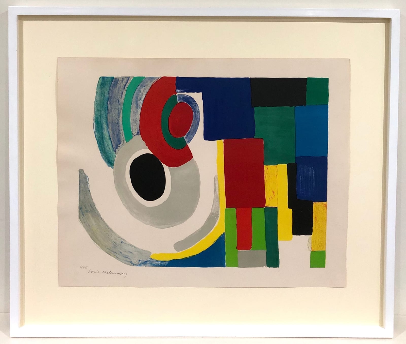 Sonia Delaunay, Contrastes, c. 1971
