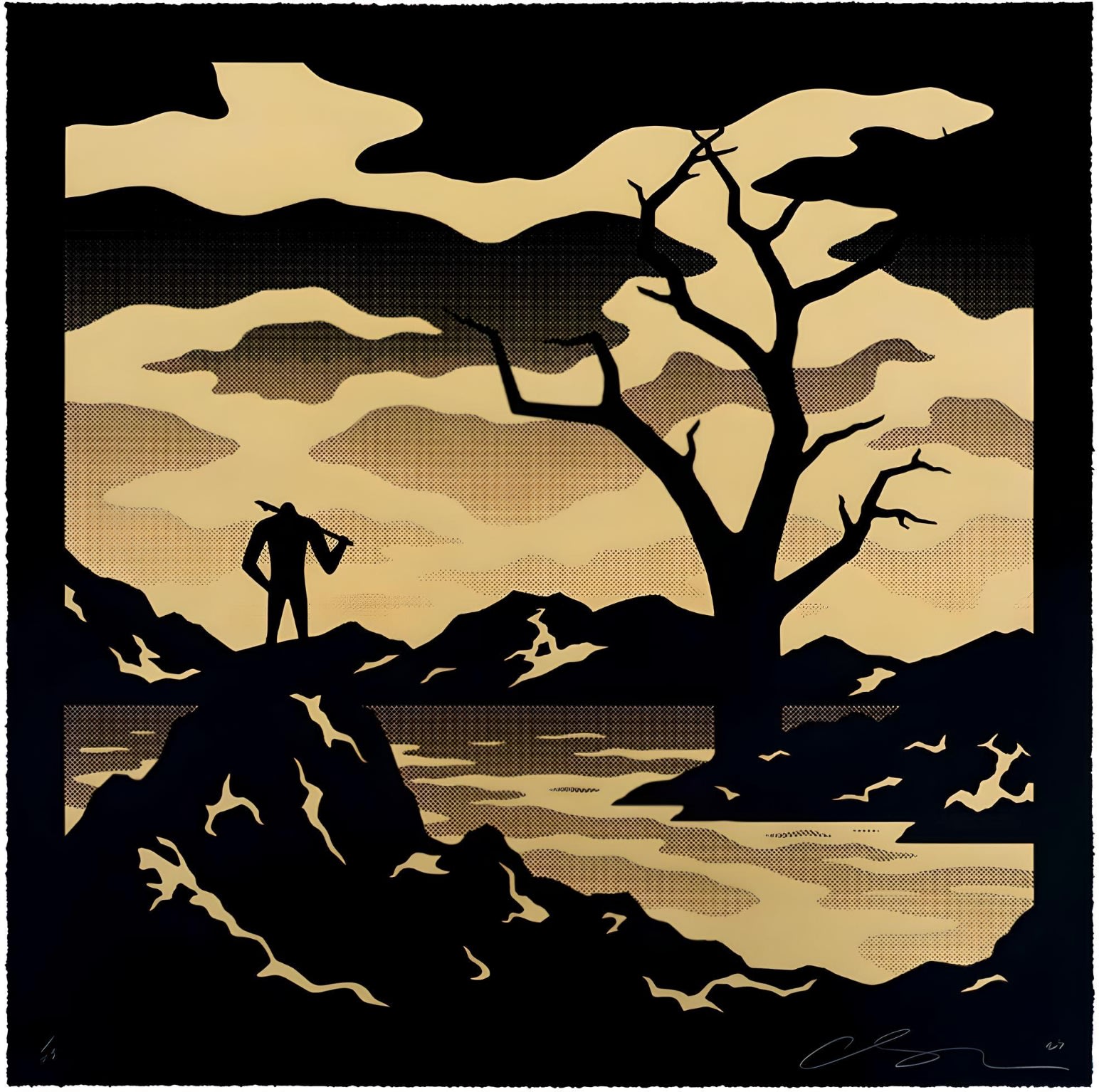 Cleon Peterson, Promised Land (Night), 2023