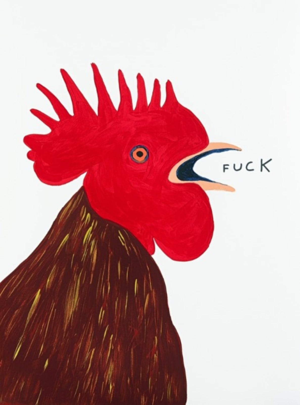 David Shrigley, Fuck, 2021